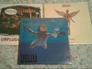 NIRVANA (3 album set) NEVERMIND Silver IN UTERO Clear Vinyl MTV UNPLUGGED German