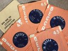 5 Vintage Rolling Stones Vinyl Singles. Fade Away Etc.Decca Records