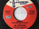 45 rpm Northern Soul - PEEPIN' (THROUGH THE WINDOW) - LEE WILLIAMS & Cymbals