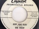 GENE VINCENT Rocky Road Blues/Yes I Love You Baby (1958 US PROMO) Capitol F4010
