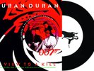 DURAN DURAN VIEW TO A KILL 45TRS SINGLE UNIQUE COVER JAMES BOND GRACE JONES 007