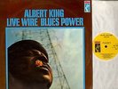 ALBERT KING live wire/blues power (1st uk mono) LP EX/VG XATS 1002 stax chicago