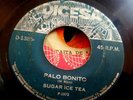 LISTEN SUGAR ICE TEA madua - palo bonito RARE AFRO LATIN FUNK El Salvador 45 VG+