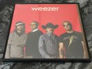 Weezer: Red Album Vinyl Record LP in Black Metal Frame Brand New Plastic Wrapped
