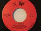 SAN FRANCISCO LTD Let It Shine Deja Vu PLEASURE BUSINESS RECORDS 45rpm 7