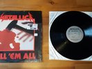 METALLICA - KILL 'EM ALL LP 1983 ORIGINAL   SILVER MEGAFORCE   Read Description