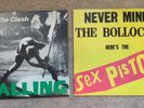 2 punk LPs - London Calling (The Clash) & Never Mind The Bollocks (Sex Pistols)