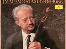 PIERRE FOURNIER, IN MEMORIAM, GERMAN DGG BOXSET OF 5 LP STEREO WITH LIBRETTO M-