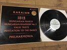 Tchaikovsky 1812 Overture Karajan  Columbia Stereo B/S LP 1959 SAX 2302 ED1 UK