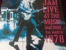 The Jam LIVE AT MUSIC MACHINE 1978 SEALED DOUBLE GATEFOLD LP. Weller.