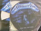 Metallica - Ride the Lightning-Blue-NEW LP Picture disc/die cut cover