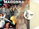 LIVE AID / LIVE 8  - MADONNA CLEAR TRANSLUCENT DISC VINYL LP LTD EDITION + P/S