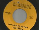 NORTHERN SOUL ROCKER- TRAITS-TOO GOOD TO BE TRUE - HEAR - 1967 GARRISON
