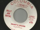 NORTHERN SOUL - BILLY JOE ROYAL - HEARTS DESIRE  -HEAR -  PROMO COLUMBIA