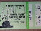 Pink Floyd 1977 US Concert Ticket Stub.