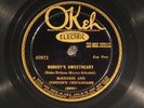 78 RPM -- McKenzie and Condon's Chicagoans (Teschmacher), Okeh 40971, EE+ Jazz