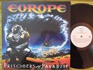 EUROPE, PRISONERS IN PARADISE, LP 1991 HOLLAND 1ST PRESS A1/B1 EX+/EX+, INNER/SL