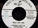 Anthony & Sophomores WLP Soul Doo Wop 45 Wild For Her / Get Back To You