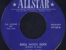 DANIEL JAMES Rock Moon Rock ALLSTAR 7163 Rockabilly 45 VG Listen