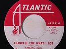 BARBARA LEWIS: Thankful For What I Got / Sho-nuff 45 (dj) Soul