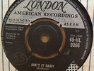 THE MIRACLES - AINT IT BABY  ORIGINAL  1961 UK LONDON AMERICAN 45 CLIP