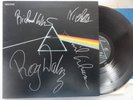 PINK FLOYD DARK SIDE OF THE MOON VINYL/POSTER SIGNED AUTOGRAPHED RARE