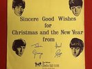 THE BEATLES -First Christmas Record- 1963 Fan Club Flexi disc /Newsletter / Rare