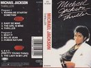 Michael Jackson Thriller (Billie Jean, Baby Be Mine) 1982 Sony Epic Kassette