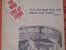 THE WHO - Live at Leeds ORIG RARE LP ISRAEL ONLY COVER ERROR LP