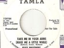 ISLEY BROTHERS Take Me In Your Arms TAMLA PROMO  MOTOWN NORTHERN SOUL 45