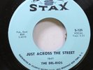 Hear  Doo Wop 45 The Del-Rios - Just Across The Street / There'S A Love On Stax
