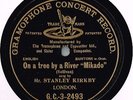 STANLEY KIRKBY RARE SINGLE SIDED BLACK G&T 78 - ON A TREE BY A RIVER 