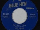 Rockabilly 45 - Lanie Walker - Why Baby Why - Blue Hen - mp3