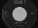Rock & Roll Hot Rod 45 - Bobby Paige & El Dorados - Little Hot Rod - Renor rare