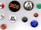 Elvis Costello Nick Lowe Brinsley Schwarz - 10 x 1970's promo badges Nr Mint/EXC
