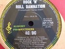 AC/DC A RADIO PROMO  ROCK 'N' ROLL DAMNATION  45 7