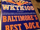 WKTK RADIO FM 105 BALTIMORE'S BEST ROCK RARE LP Hollins Ferry Kashmir Taurus  SJ