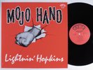 LIGHTNIN' HOPKINS Mojo Hand FIRE LP VG++ japan 1983 reissue w/lyric sheet