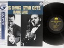MILES DAVIS/STAN GETZ RARE LIVE STASH CEJC00108 Japan OBI Vinyl LP