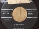 THE CHESTNUTS doo wop r&b 45 Love Is True / It's You I Love   Davis