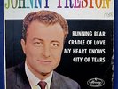 JOHNNY PRESTON 45 EP Running Bear MERCURY 3397 VG W/PS 1960 Rockabilly