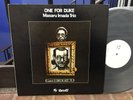 Masaru Imada ONE FOR DUKE Japan LP TEST PRESS  (TBM-47) TBM
