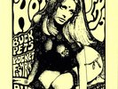 Original Red Hot Chili Peppers Concert Flyer Austin/Houston 1989 Frank Kozik
