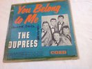 THE DUPREES-VG++Vinyl LP (1962)-You Belong To Me (Co-Ed LPC 905)
