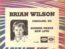 Brian Wilson: Caroline,No/Summer means new love. Rare Sweden 1966