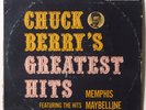 CHUCK BERRY ON CHESS CH-1485, GREATEST HITS, VINYL LP ELECTRONIC STEREO - SIGNED