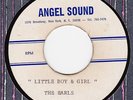 ACETATE WHITE DOO WOP TEEN The Earls & The Len-Dells on ANGEL SOUND