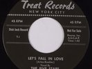 THE FIVE STARS: Let’s Fall in Love / We Danced in Moonlight TREAT 45 Doo Wop NM-