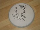 NARADA MICHAEL WALDEN JEFF BECK SIGNED DRUMHEAD