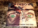 Rainbow Signed Vinyl Record Straight Between the Eyes Joe Lynn Turner Photo COA